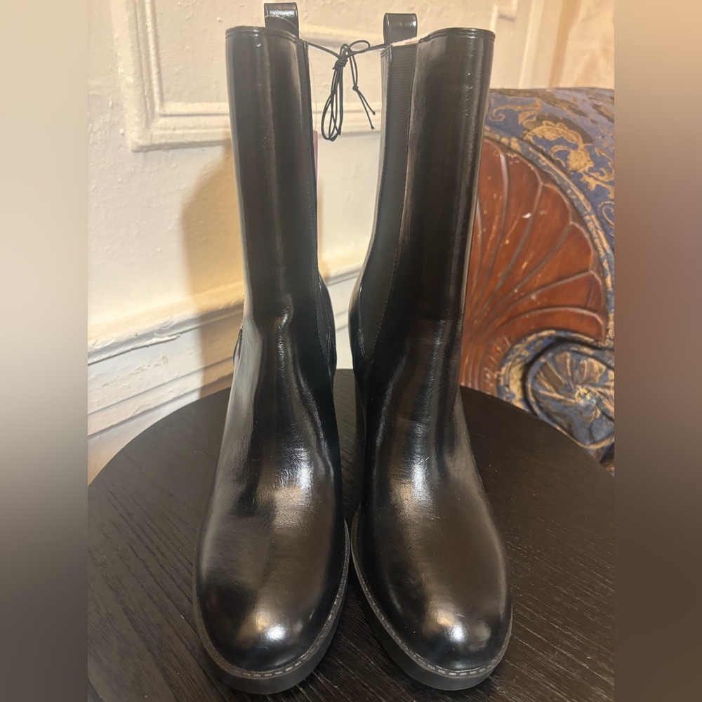 Rampage Chelsea Boot - Sleek Black Knee-High Boots